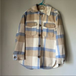 H&M Plaid Shacket